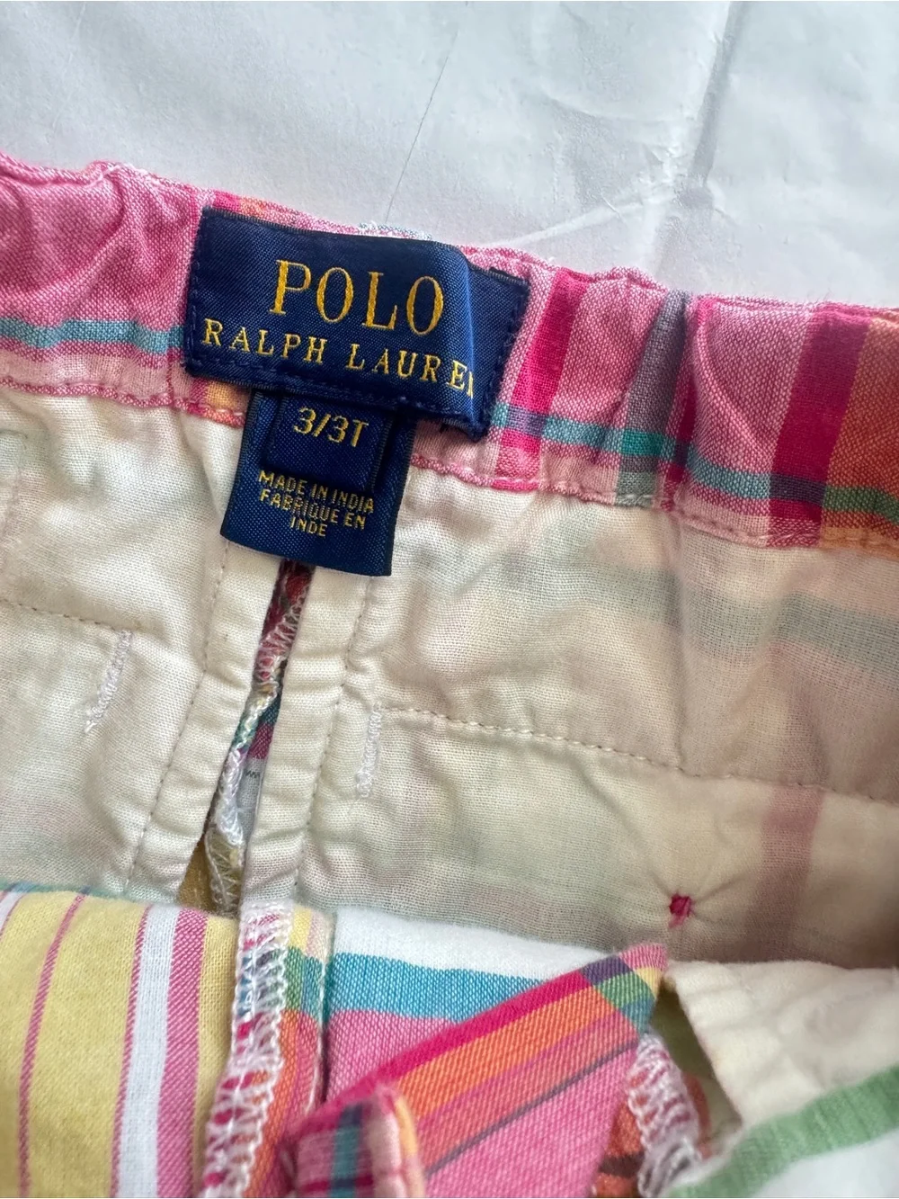 Ralph Lauren Multicolor Plaid Cotton Shorts